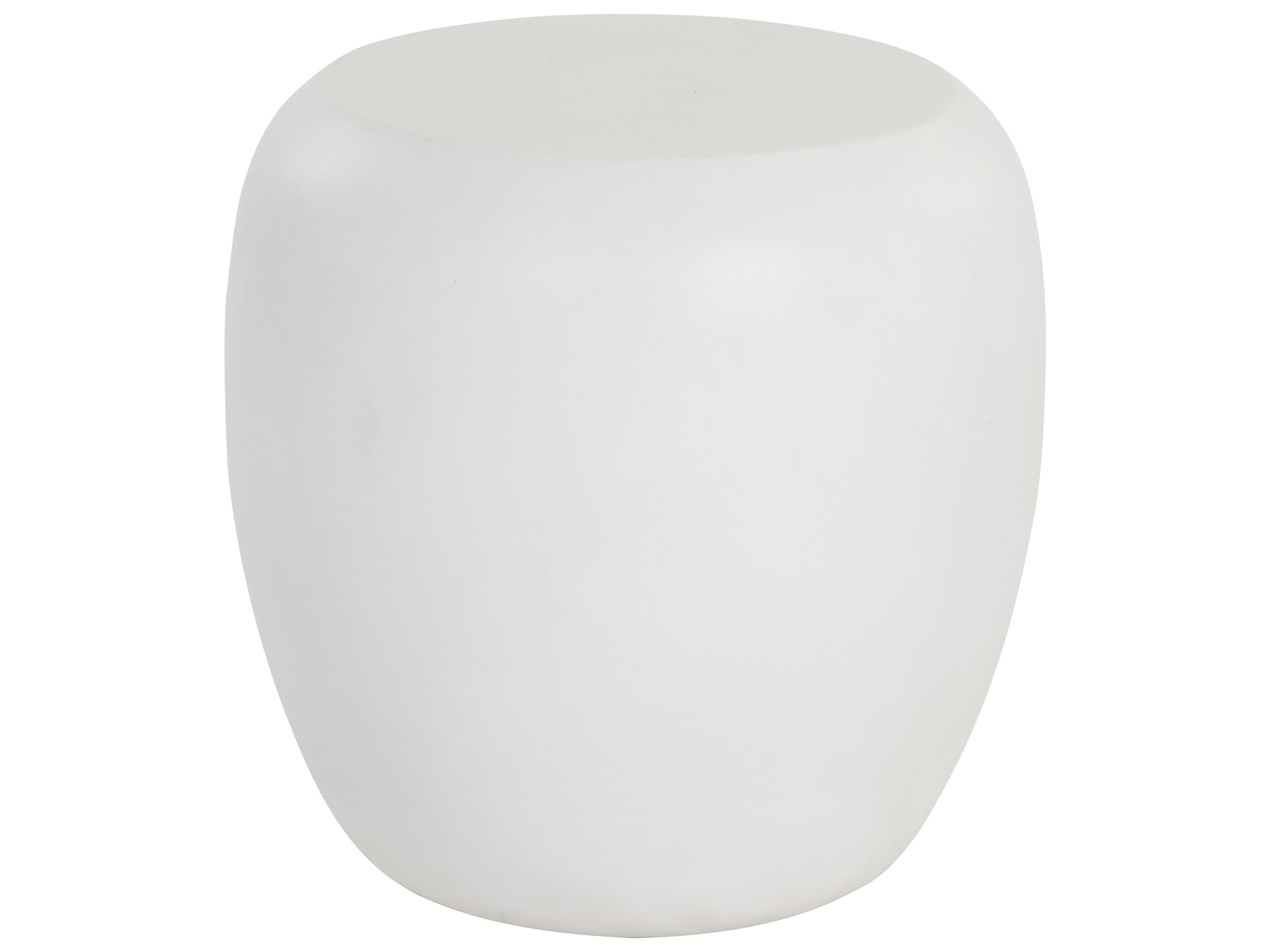 Sunpan Outdoor Iolite End Table in White