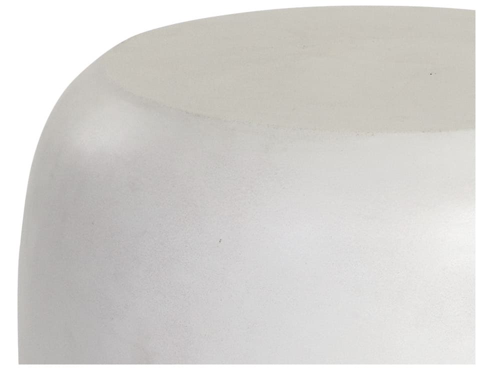 Sunpan Outdoor Iolite End Table in White