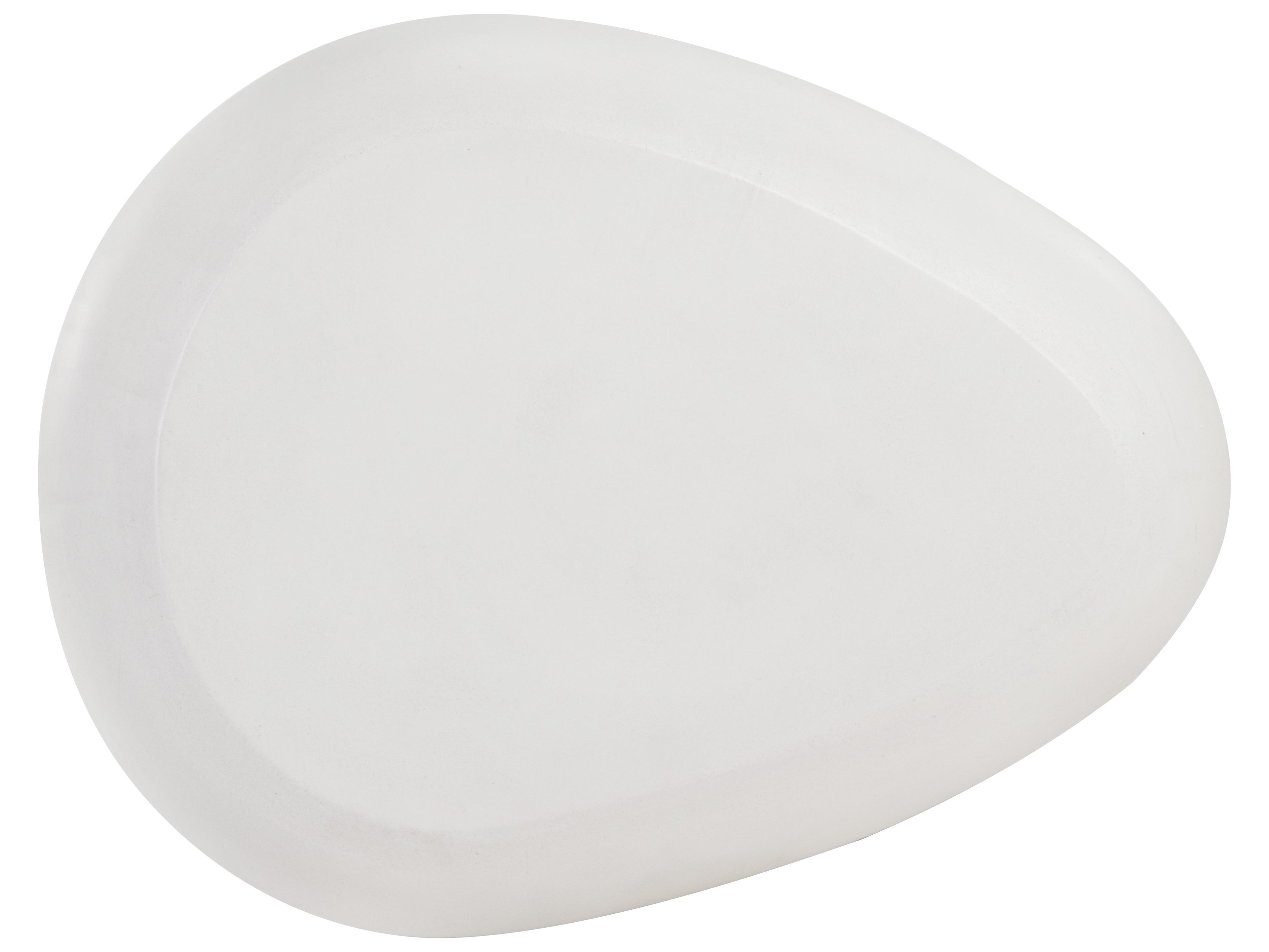 Sunpan Outdoor MIXT Corvo Concrete White Side Table