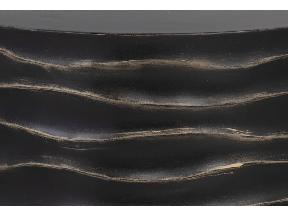 Sunpan Outdoor Solterra Corey Black Round Large Coffee Table