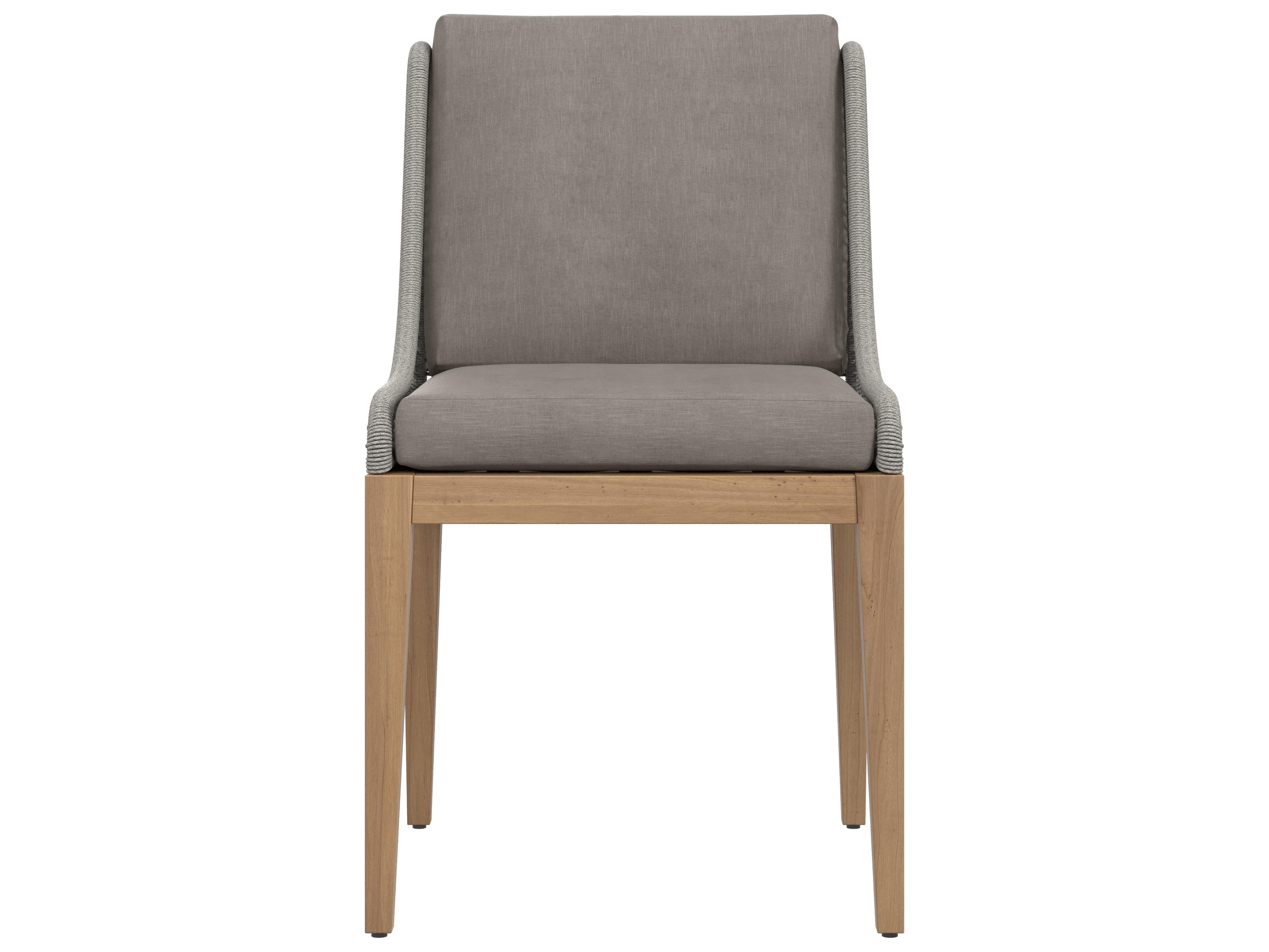 Sunpan Outdoor Sorrento Dining Chair in Natural in Palazzo Taupe