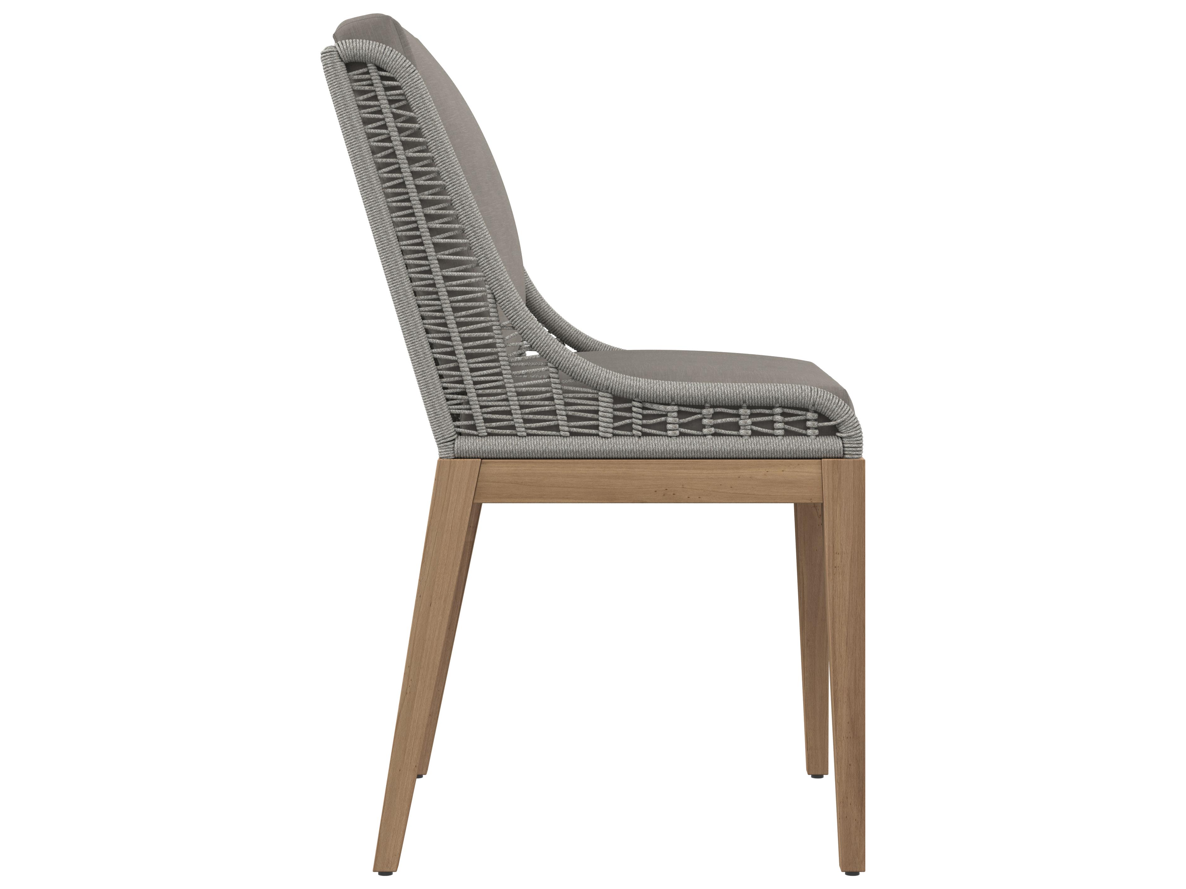 Sunpan Outdoor Sorrento Dining Chair in Natural in Palazzo Taupe