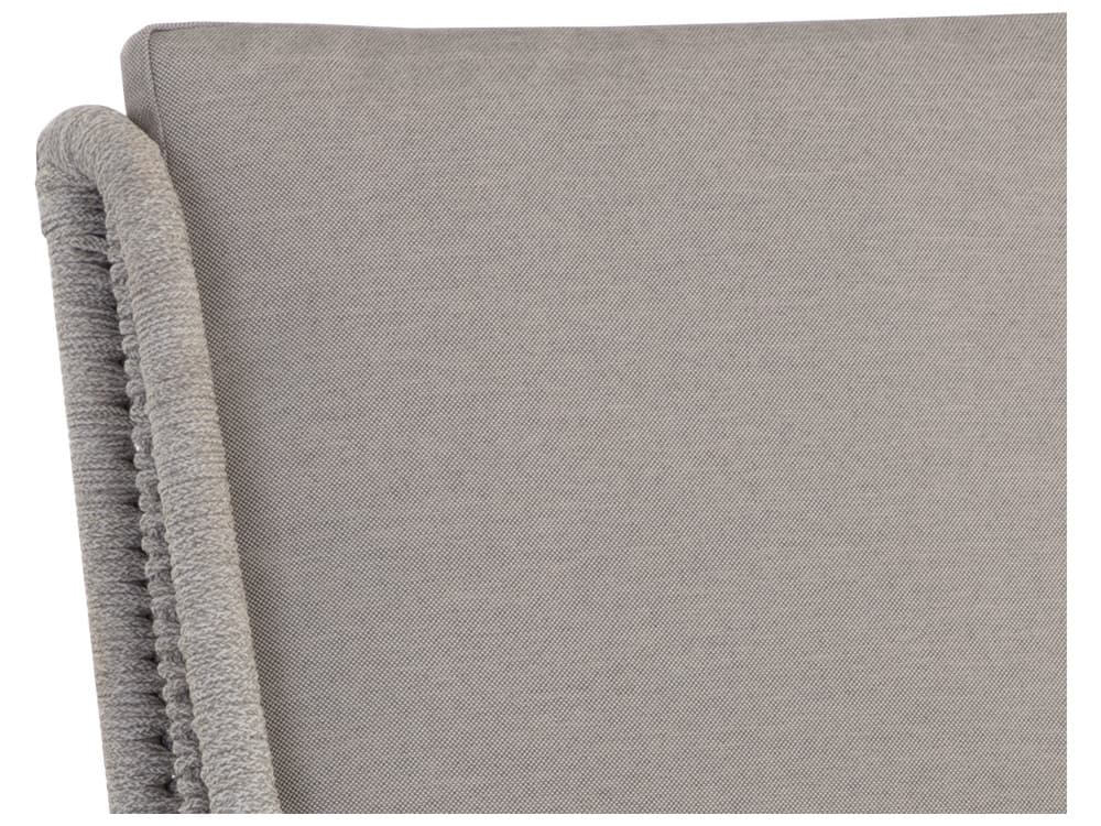 Sunpan Outdoor Sorrento Teak Wood Natural Counter Stool in Palazzo Taupe