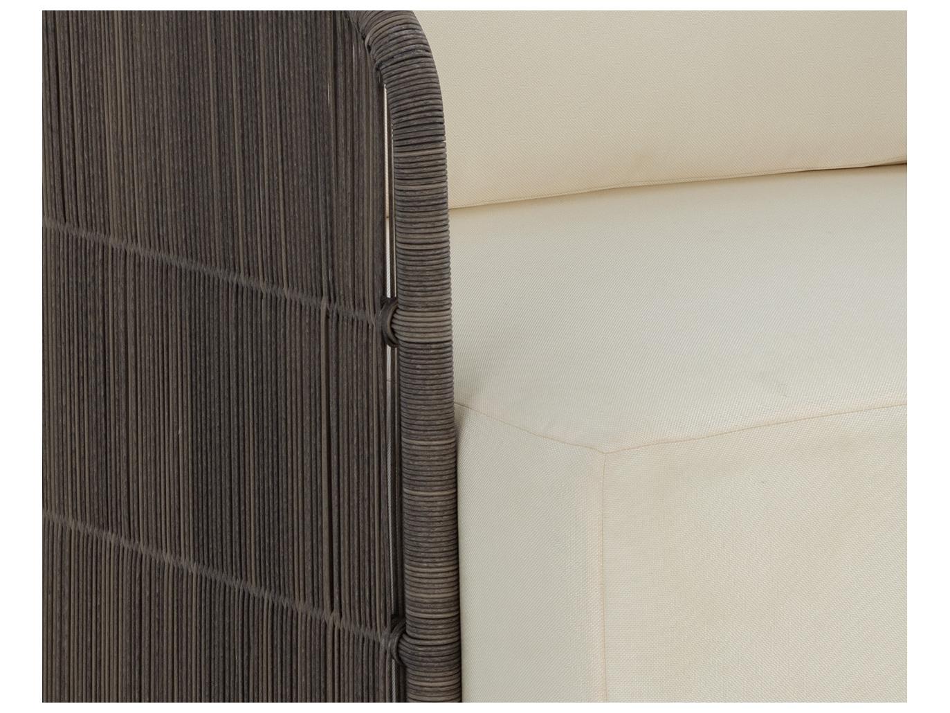 Sunpan Outdoor Ravenna Swivel Armchair in Stinson Cream