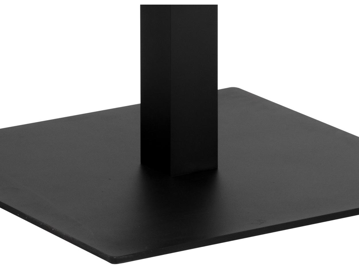 Sunpan Outdoor Merano Aluminum Black Square Bar Table