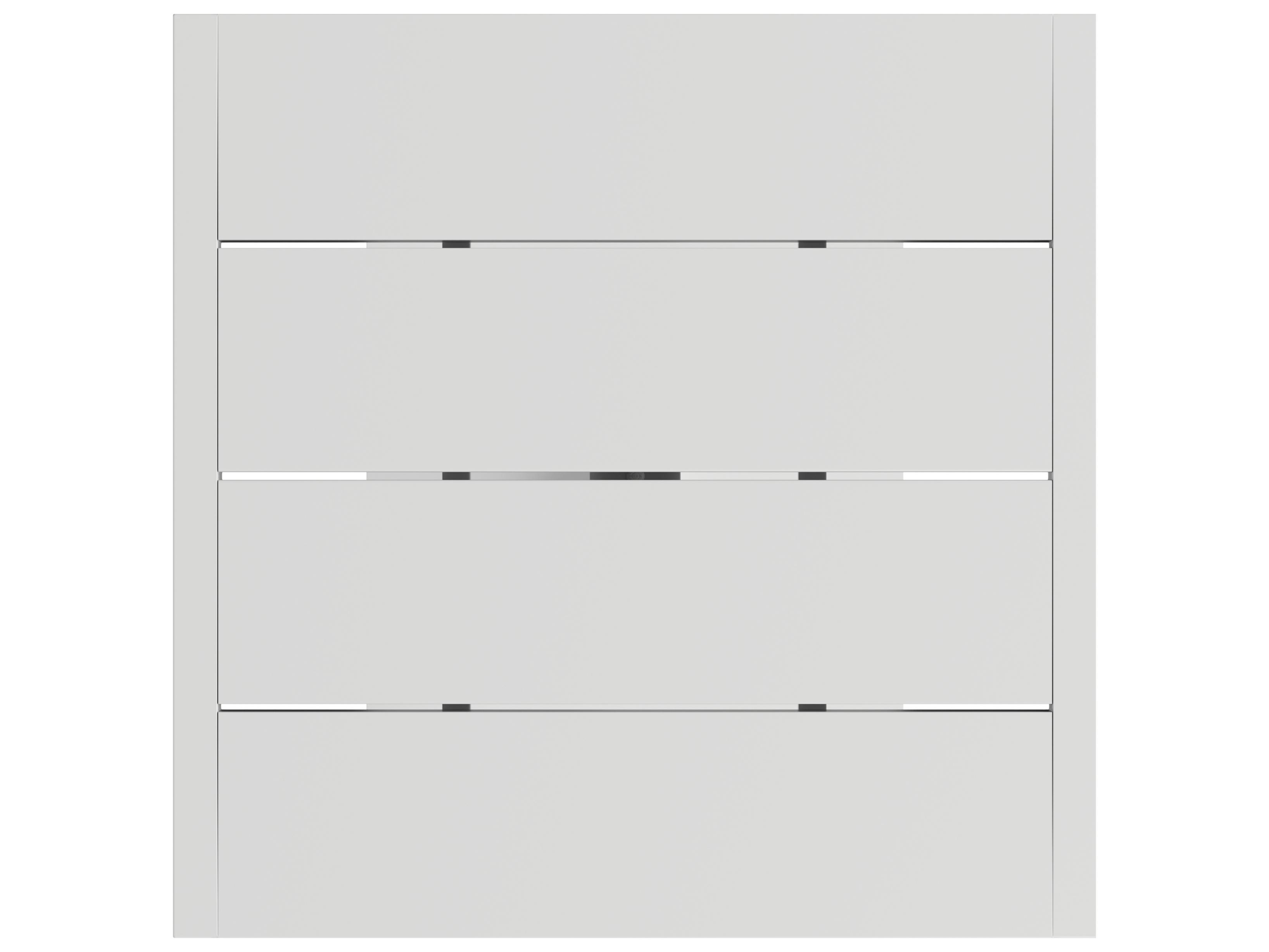 Sunpan Outdoor Merano Aluminum White Square Bar Table