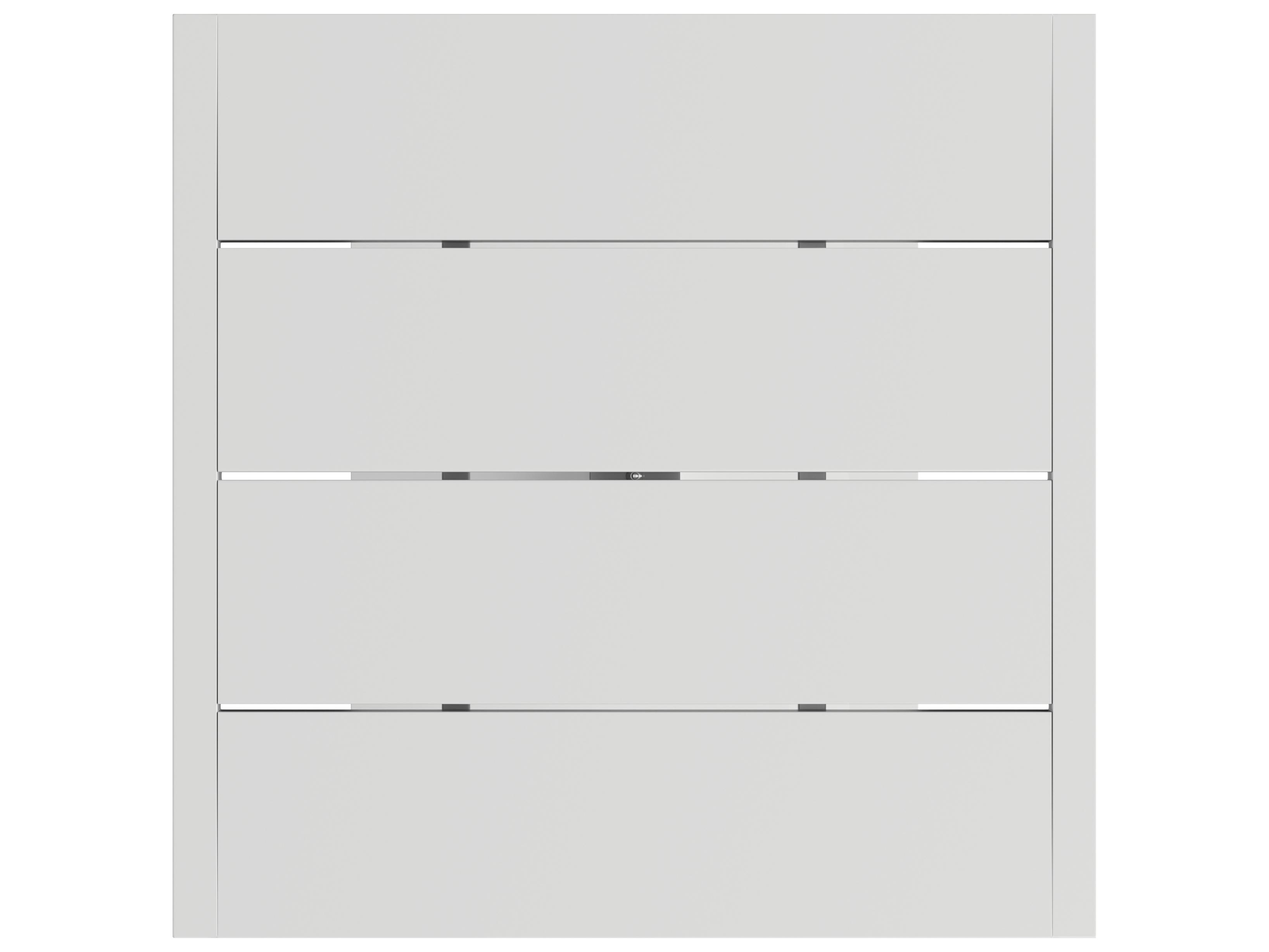 Sunpan Outdoor Merano Aluminum White Square Bistro Table