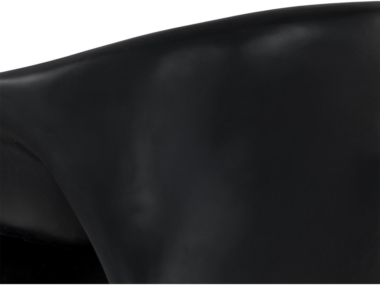 Sunpan Outdoor Orson Concrete Black Lounge Chair