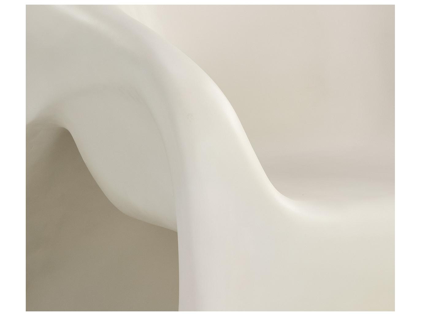 Sunpan Outdoor Orson Concrete Cream Lounge Chair