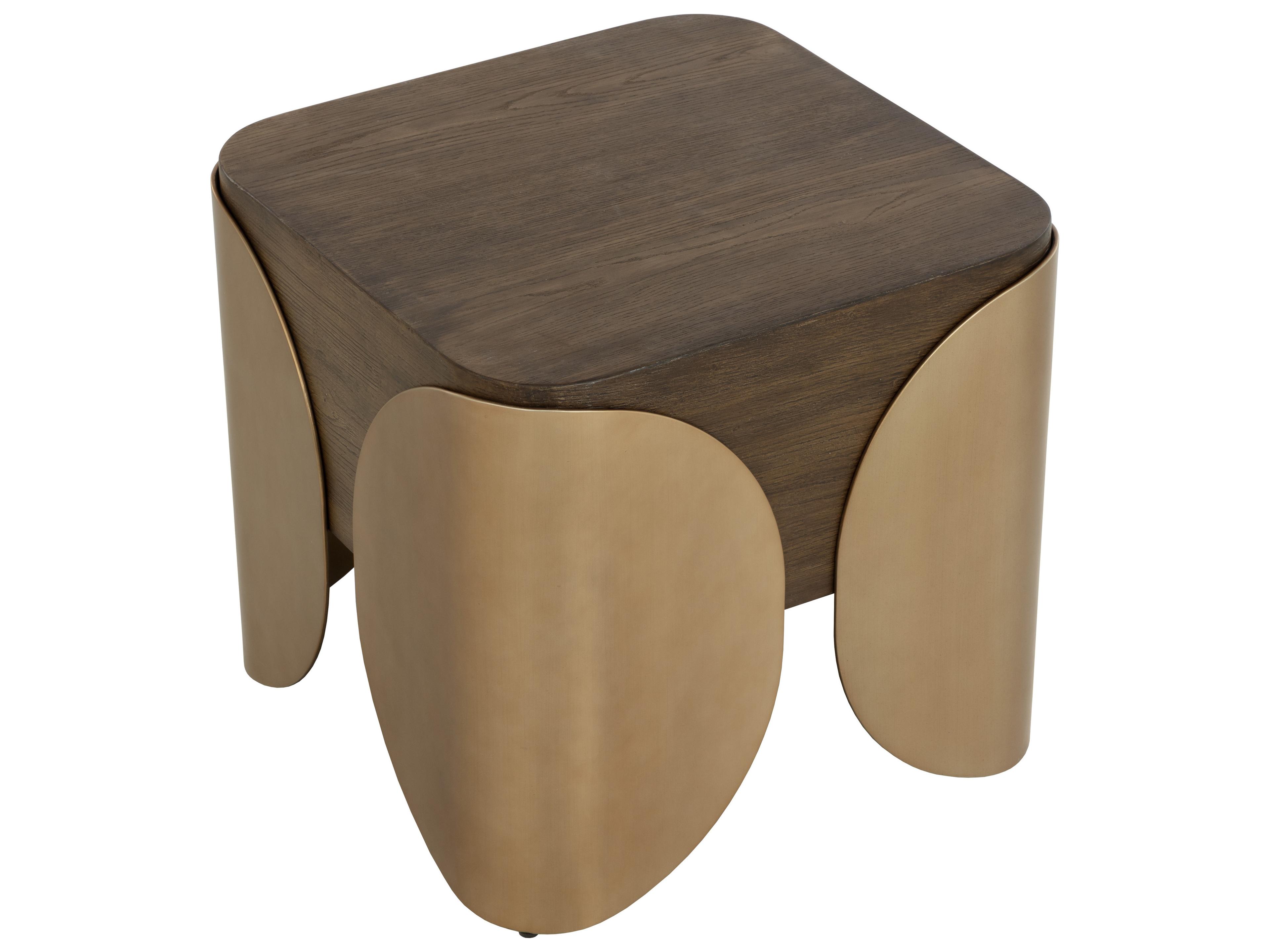 Sunpan Outdoor Amarula Concrete Square End Table