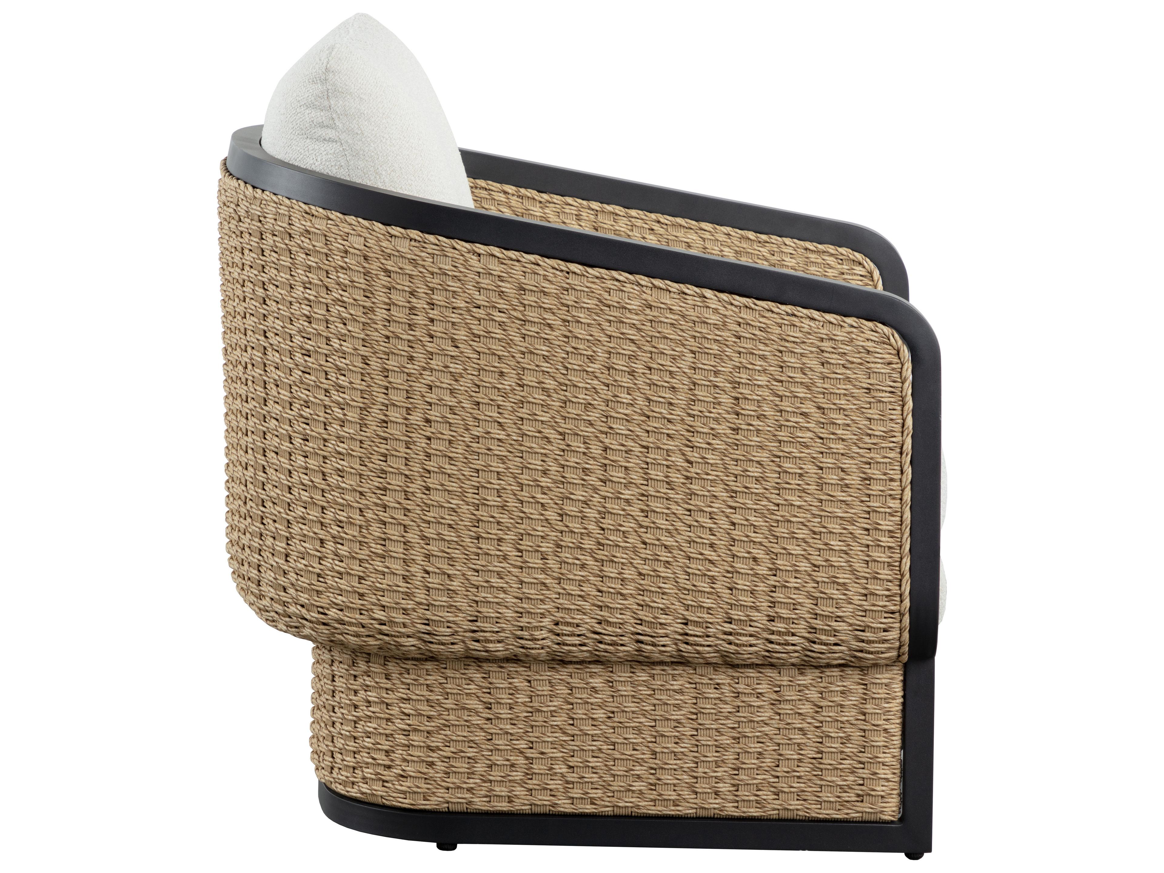 Sunpan Outdoor Olbia Wicker Cushion Lounge Chair