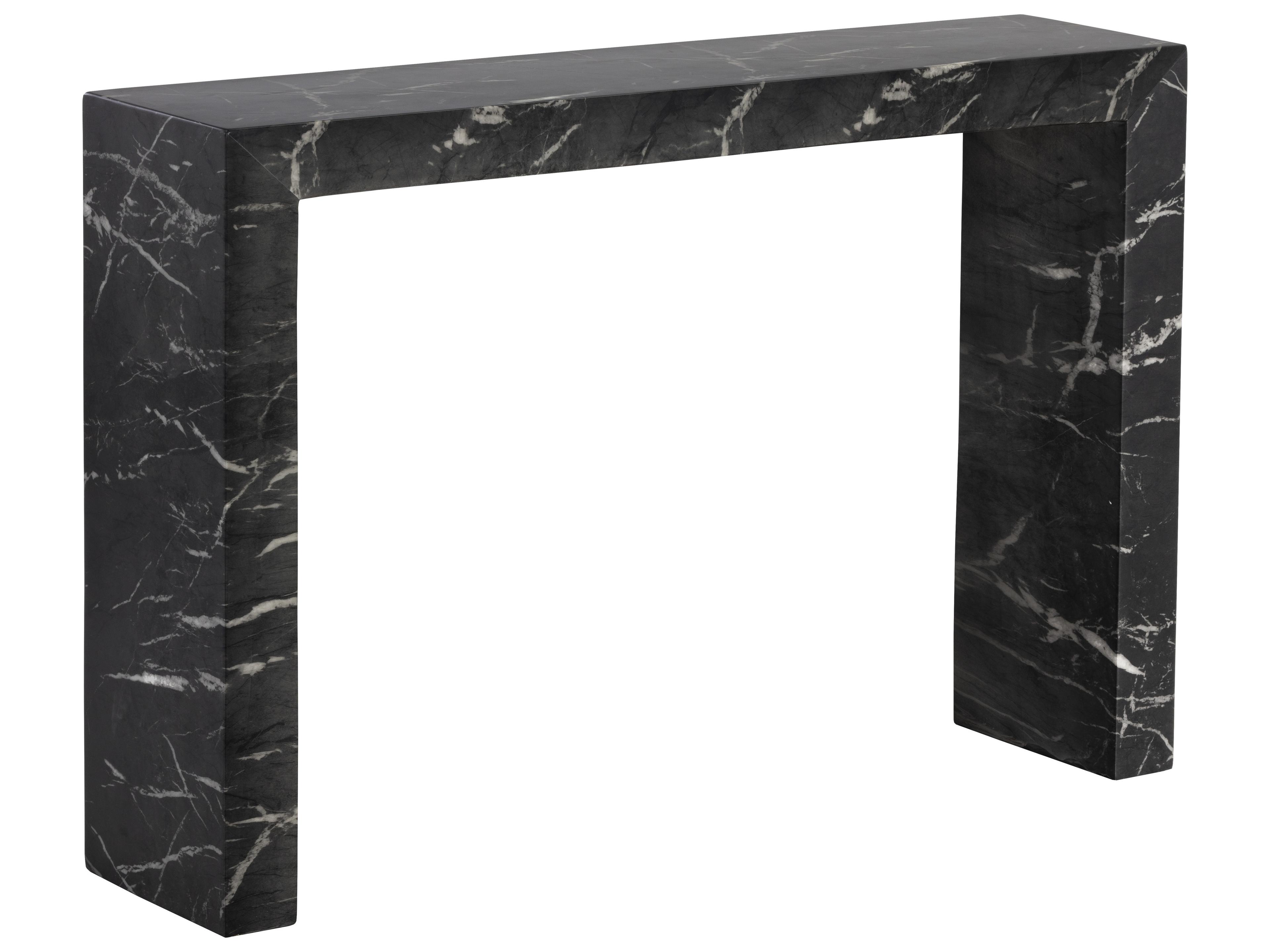 Sunpan Outdoor Axle Concrete Rectangular Console Table
