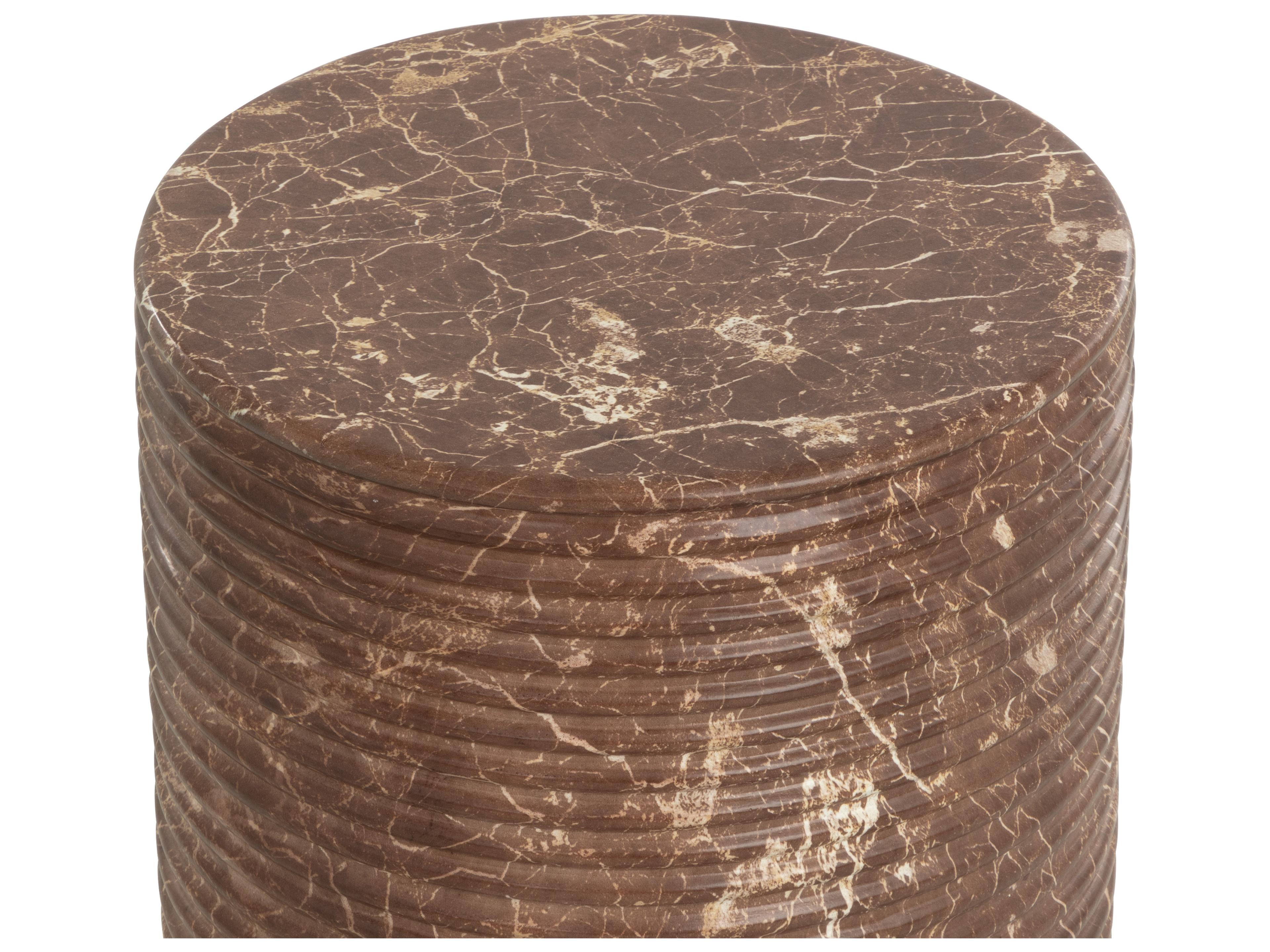 Sunpan Outdoor Riva Concrete Ottoman