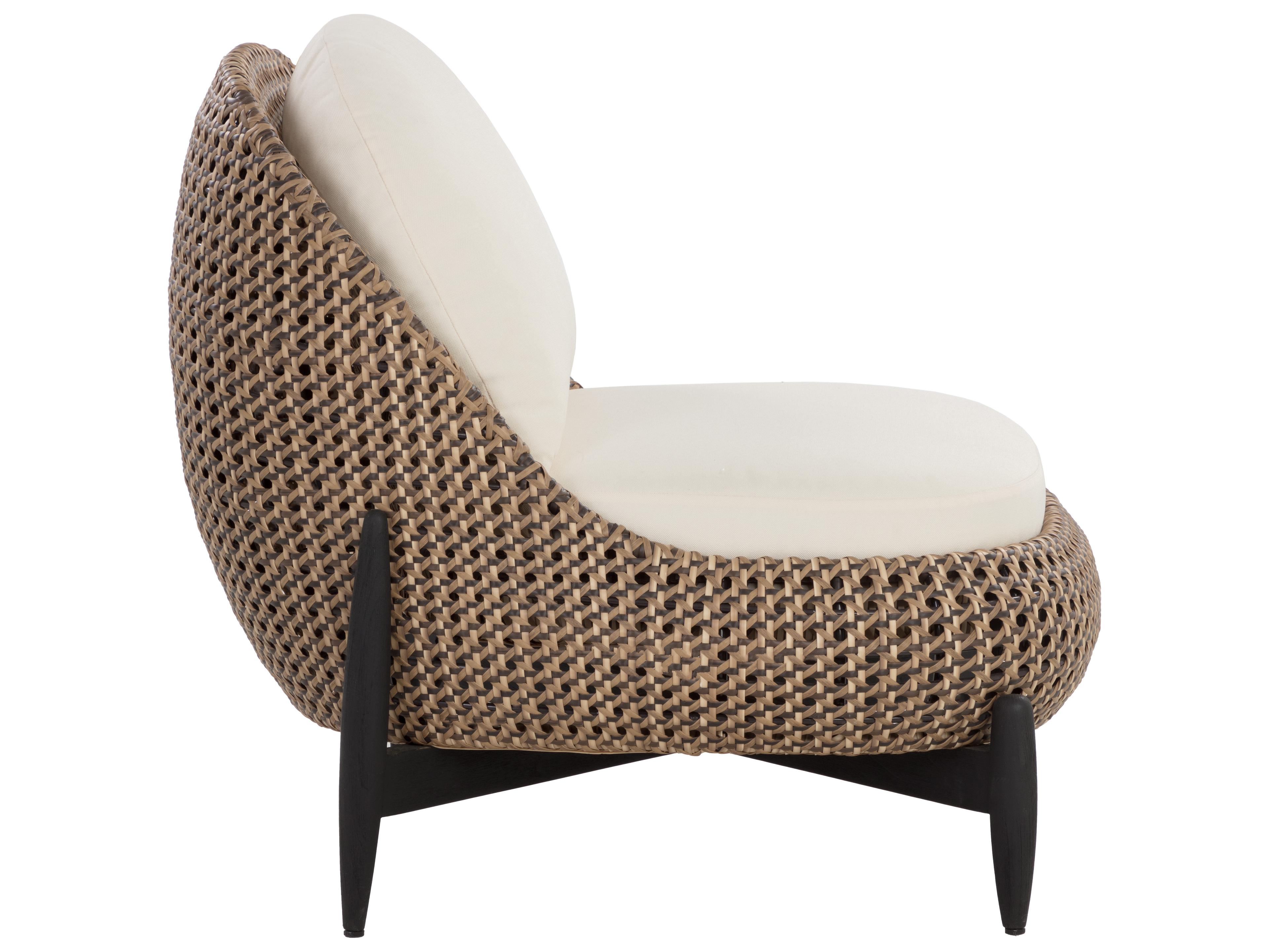 Sunpan Outdoor Carilo Lounge Chair in Stinson Cream