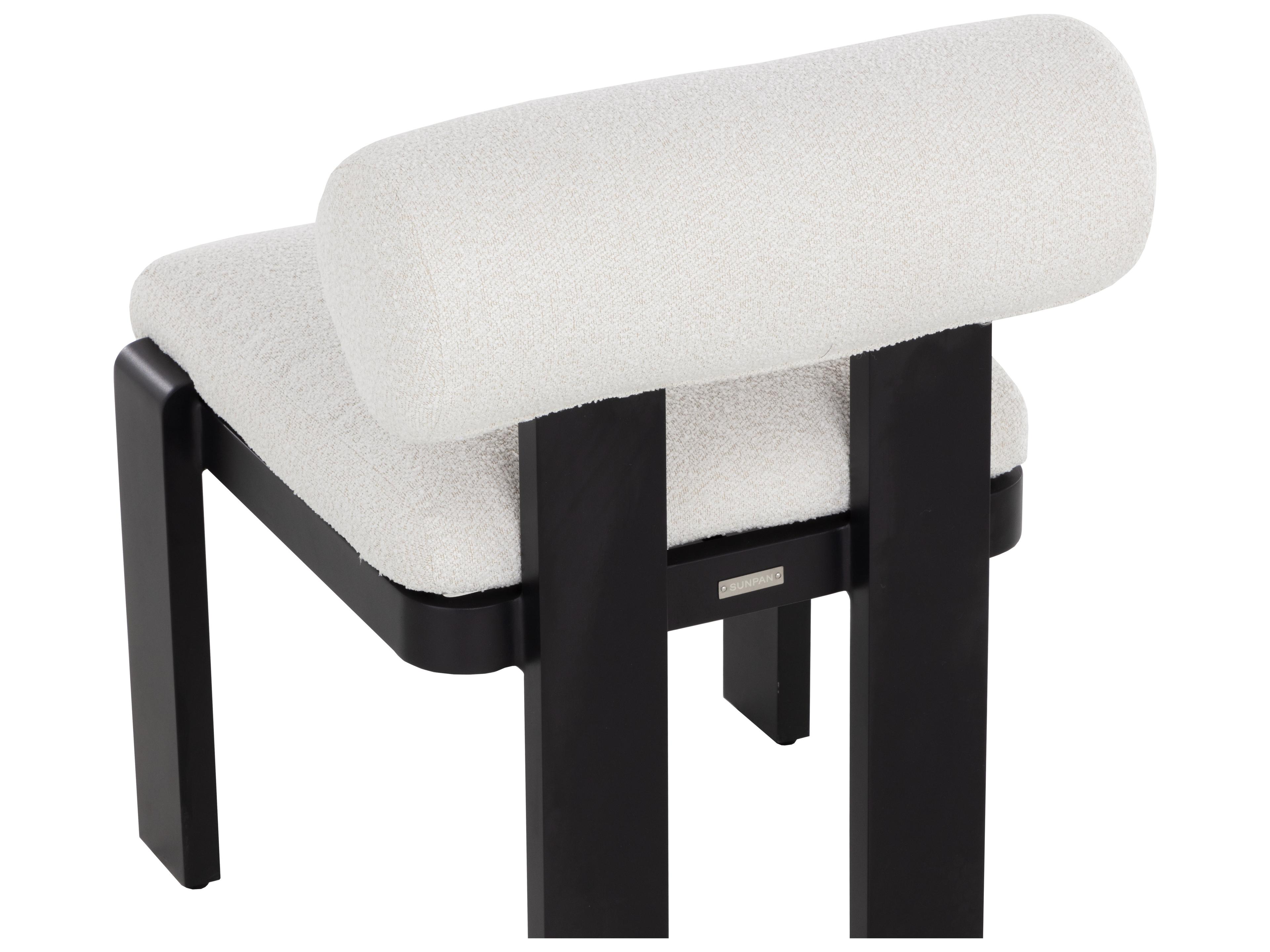 Sunpan Outdoor Horris Aluminum Cushion Dining Chair