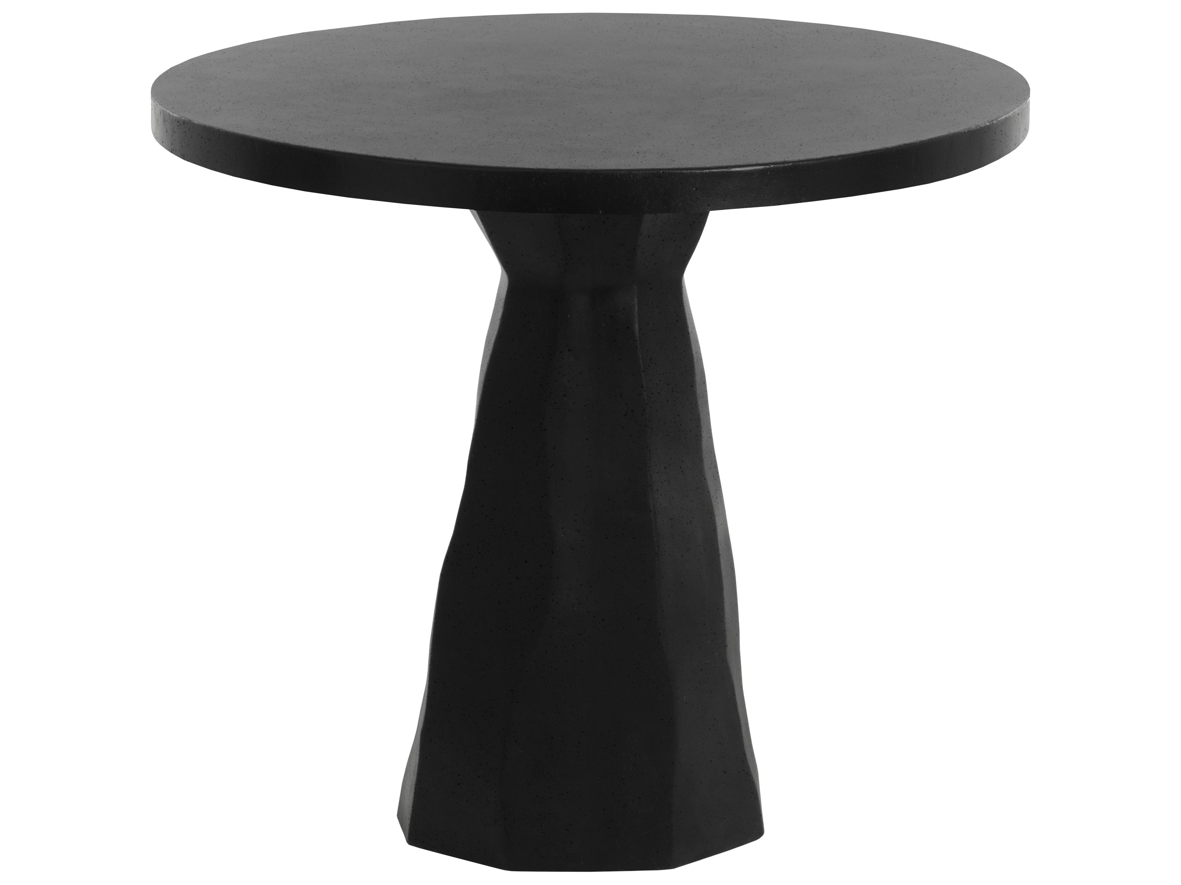 Sunpan Outdoor Kliff Bistro Table in Black in 34"