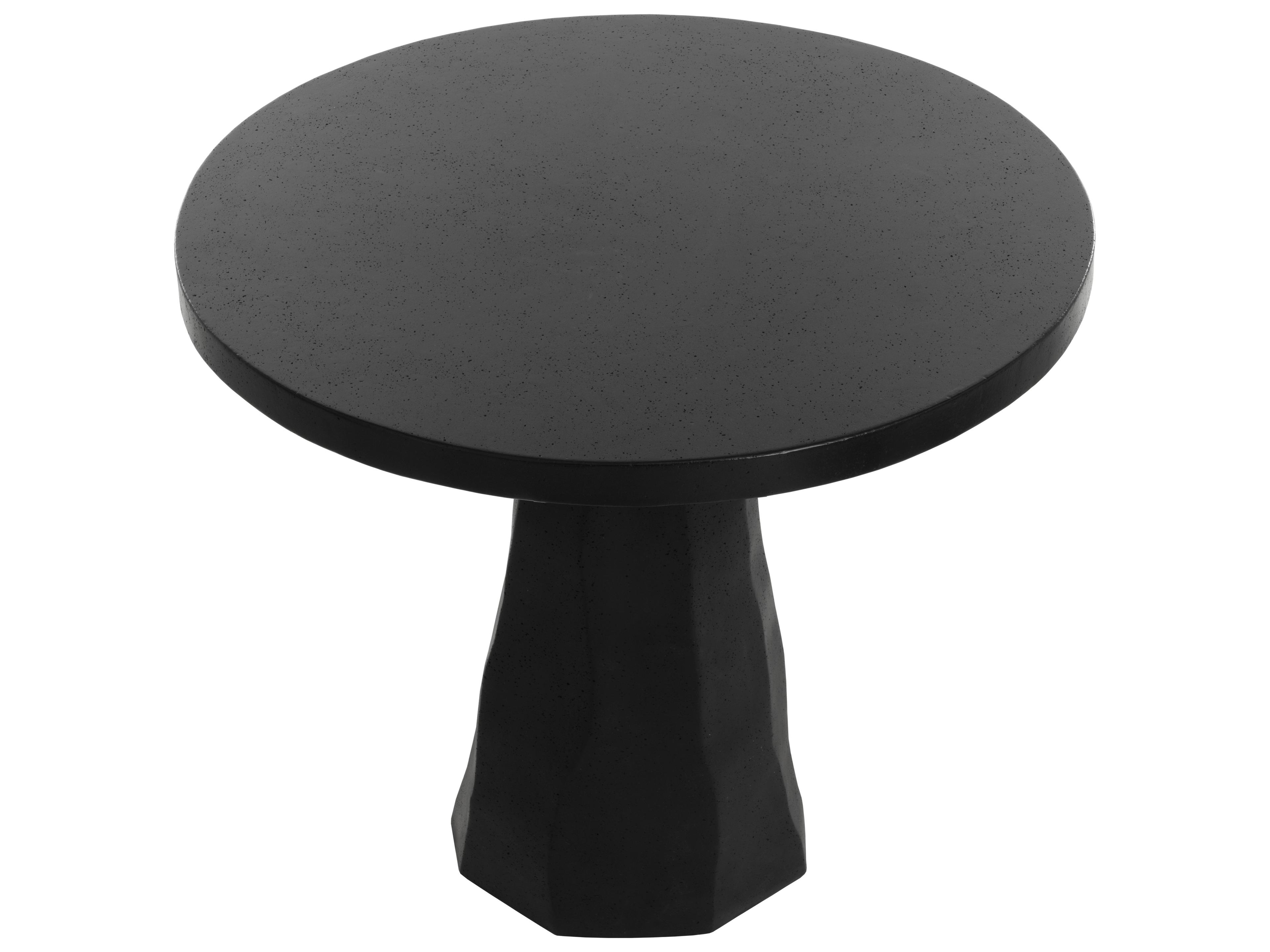 Sunpan Outdoor Kliff Bistro Table in Black in 34"