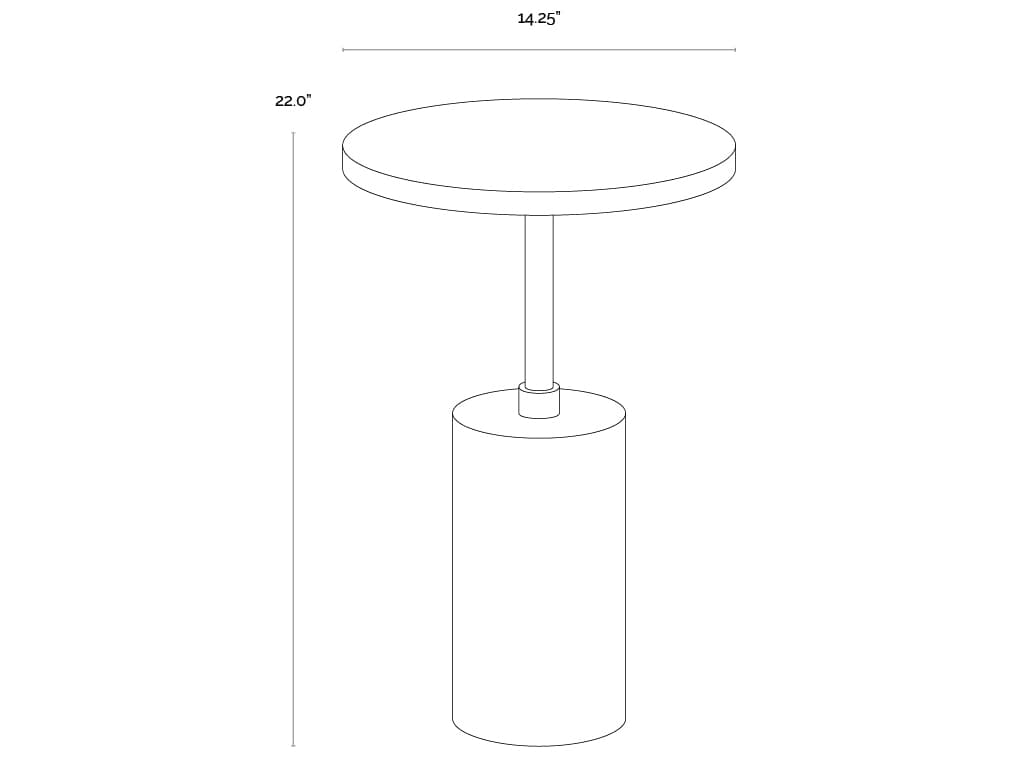 Sunpan Outdoor Saldo End Table