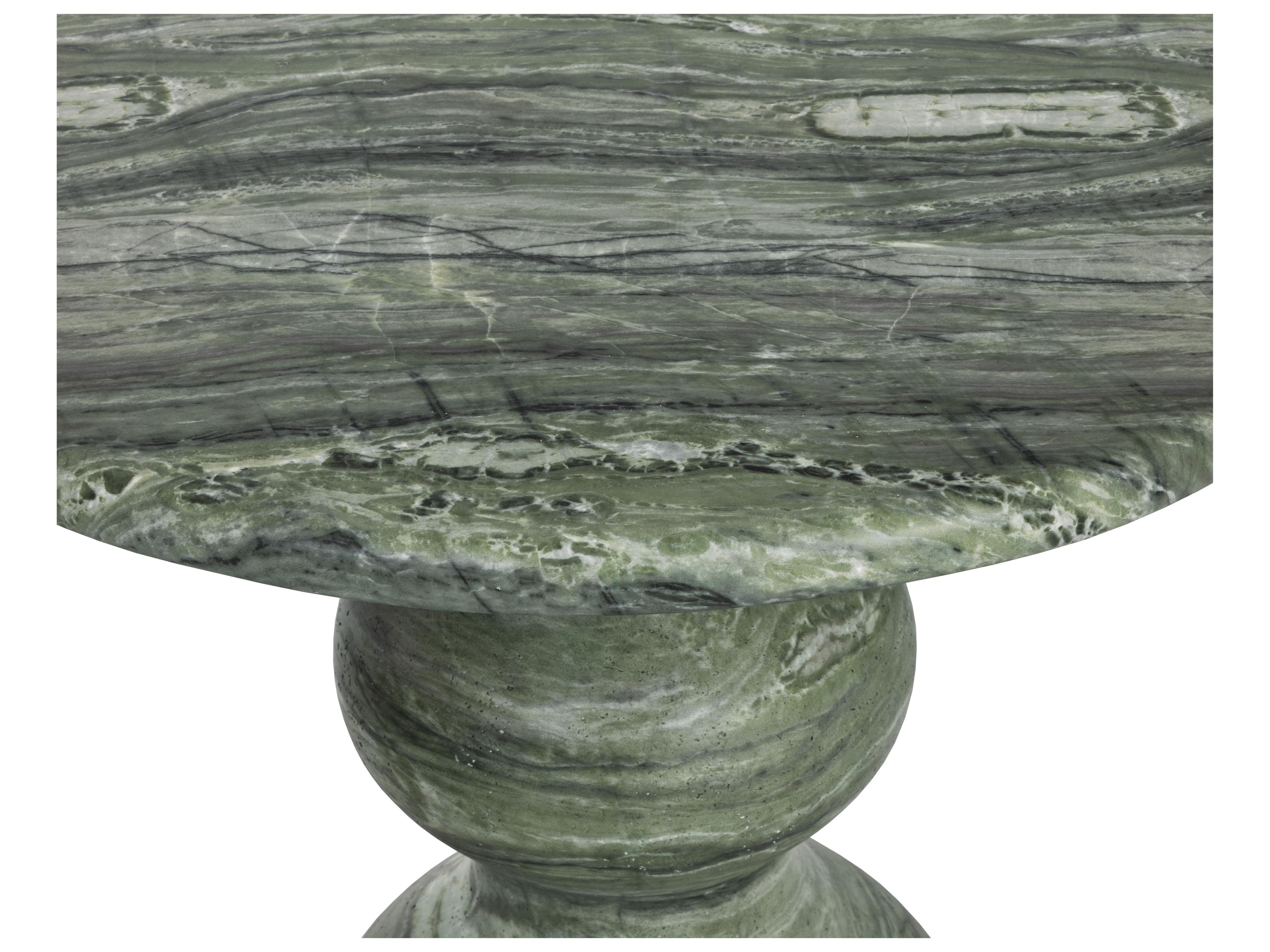 Sunpan Outdoor Raul Bistro Table in Marble Look in Sage in 34"