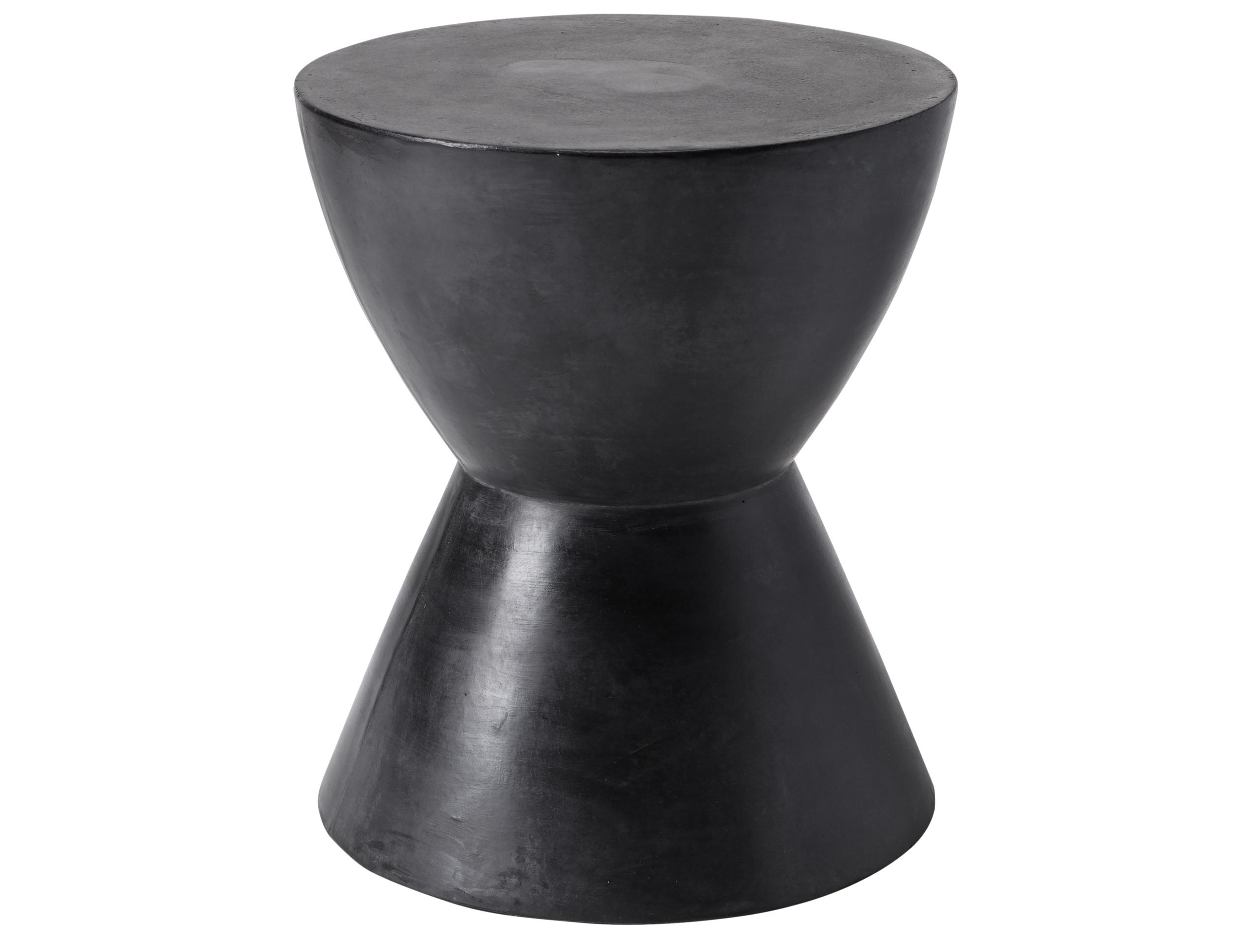 Sunpan Outdoor Logan End Table in Black
