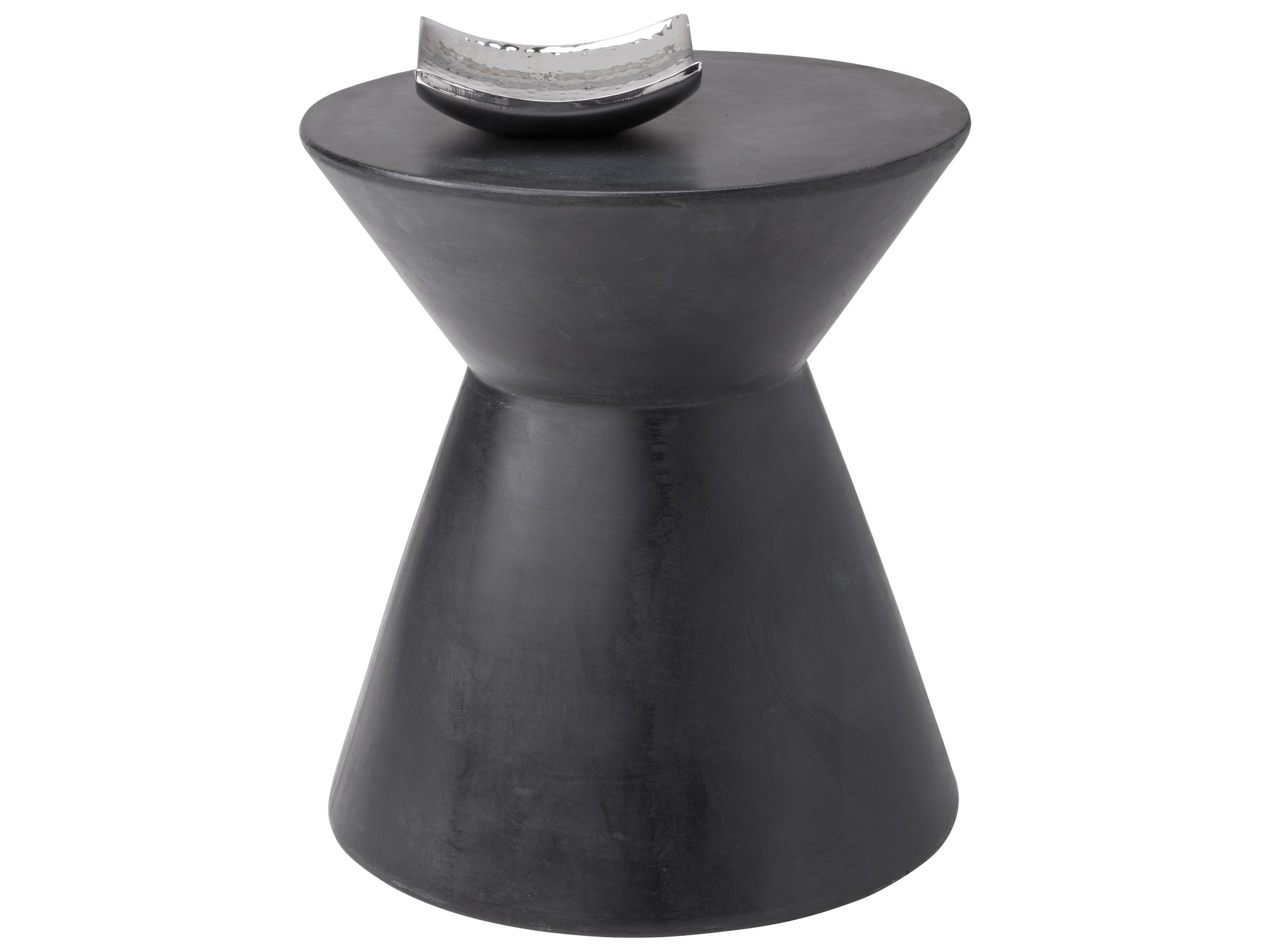 Sunpan Outdoor Astley End Table in Black