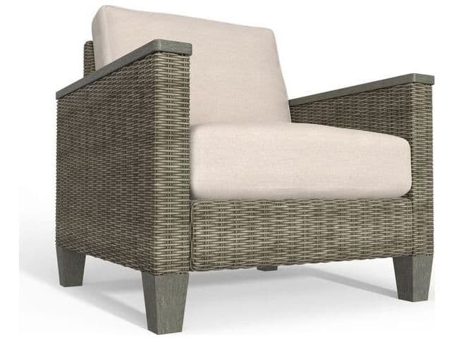 South Sea Rattan Timberline Wicker Outdoor Lounge Chair