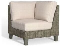 South Sea Rattan Timberline Wicker Square Corner Patio Lounge Chair