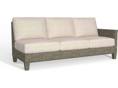South Sea Rattan Timberline Wicker Right Arm Outdoor Sofa