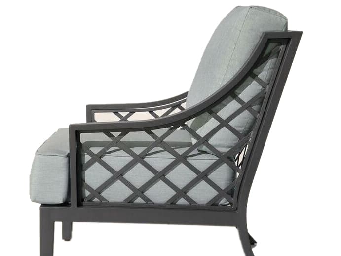 South Sea Rattan Nantucket Aluminum Outdoor Patio Lounge Chair