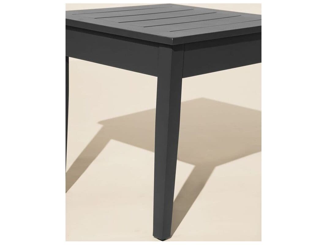 South Sea Rattan Nantucket Aluminum Rectangular Outdoor End Table