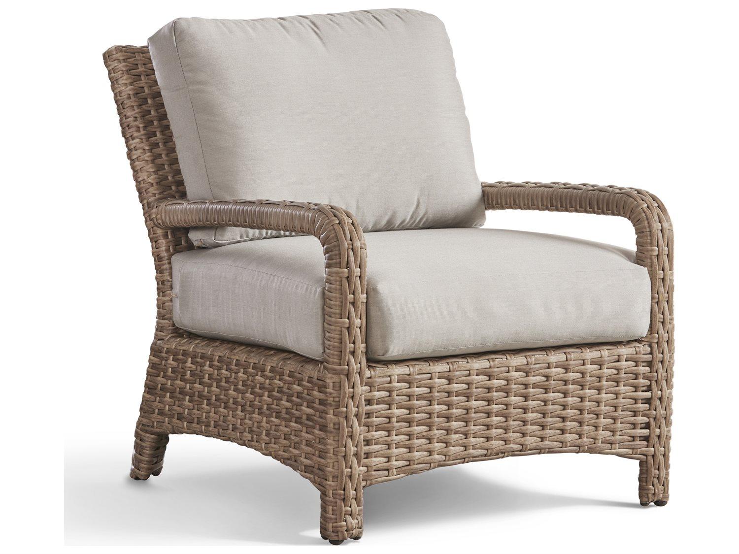 South Sea Rattan Caswell Wicker Mushroom Outdoor Lounge Chair