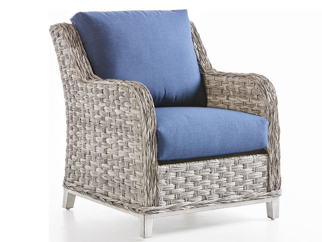 South Sea Rattan Grand Isle Wicker Patio Lounge Chair