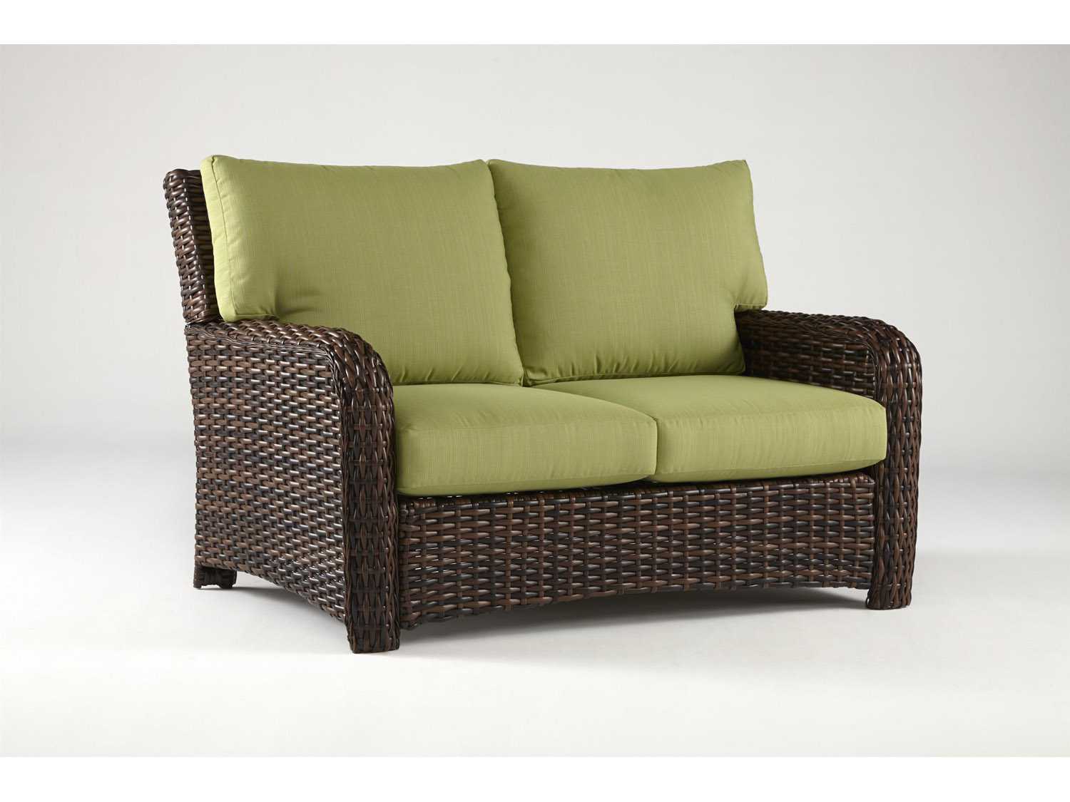 South Sea Rattan St Tropez Wicker Outdoor Loveseat