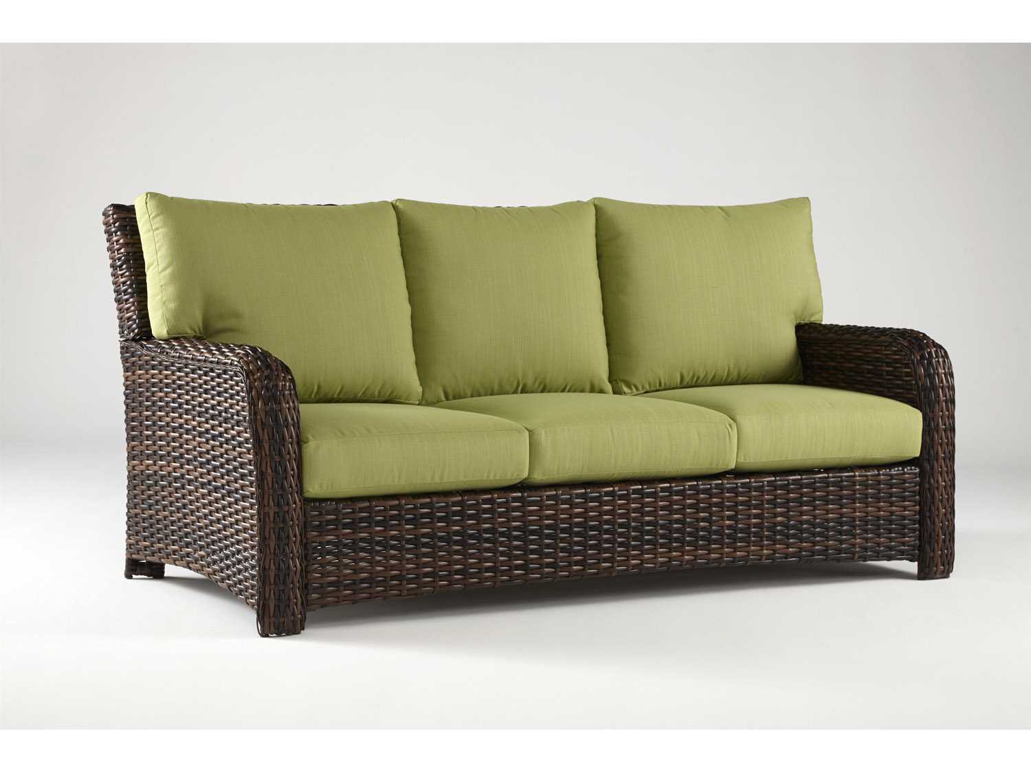 South Sea Rattan St Tropez Wicker Outdoor Sofa