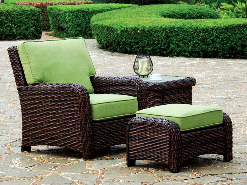 South Sea Rattan Saint Tropez Wicker Outdoor Lounge Set