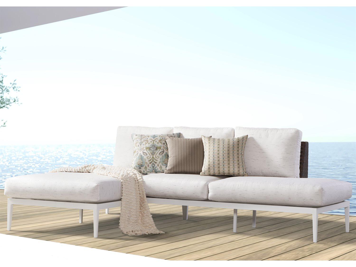 South Sea Rattan Stevie Wicker Outdoor Lounge Set