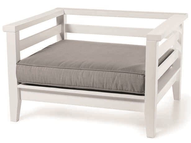 Seaside Casual Cambridge Recycled Plastic Cushion Outdoor Patio Lounge Chair