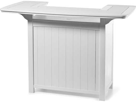 Seaside Casual Portsmouth Recycled Plastic Rectangular Party Outdoor Bar Table