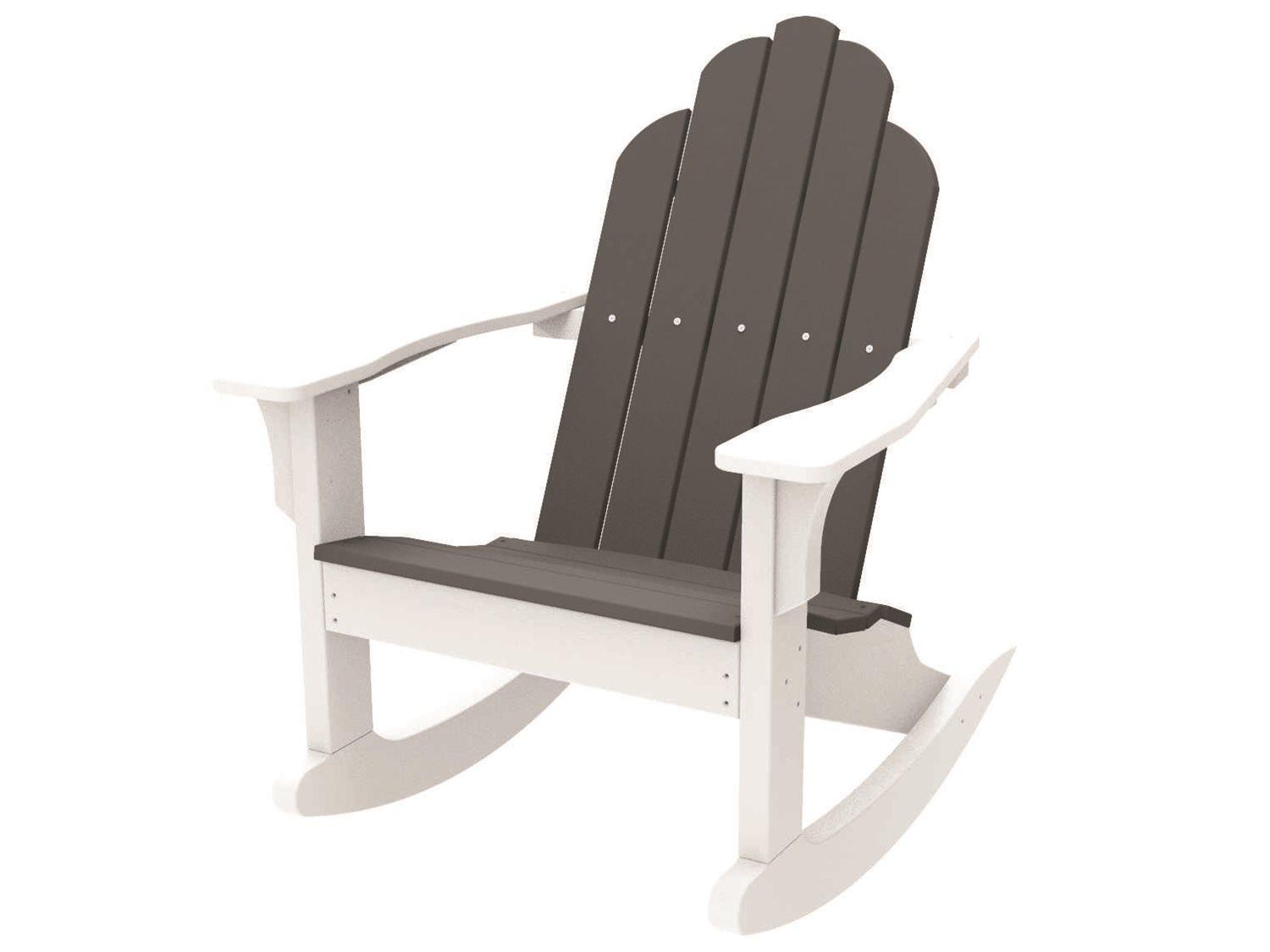 Seaside Casual Classic Adirondack Rocker Chair Set Replacement Cushions