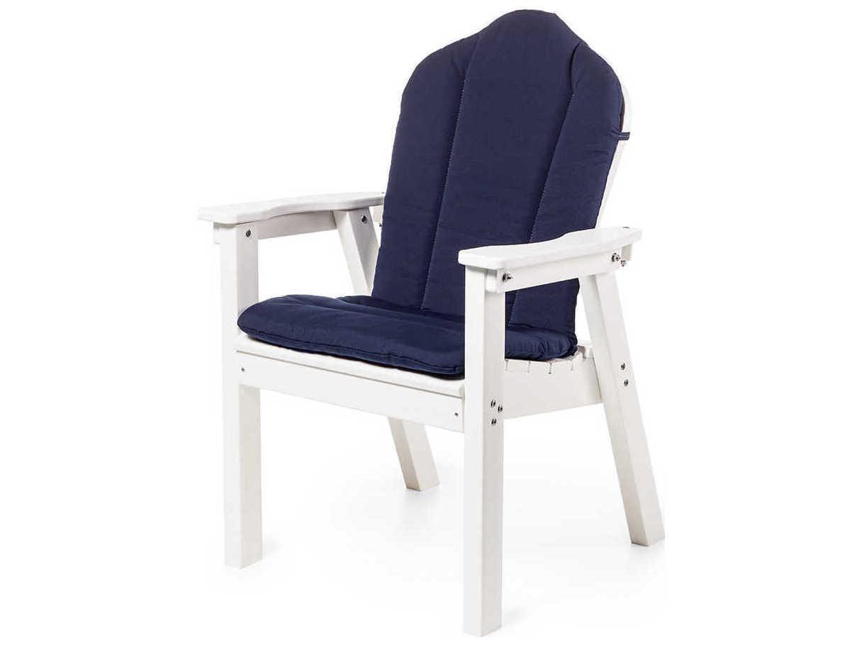 Seaside Casual Classic Adirondack Recycled Plastic Outdoor Patio Dining Arm Chair