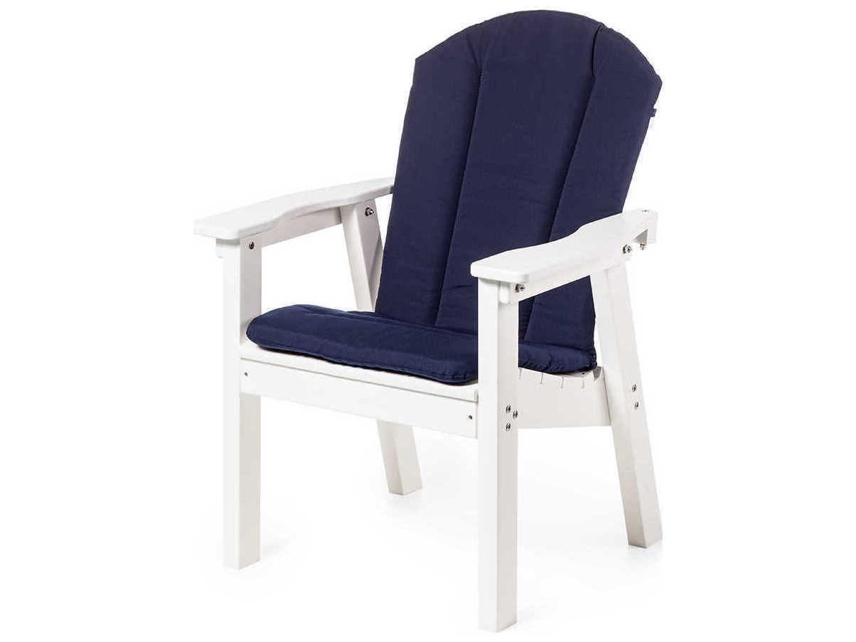 Seaside Casual Shellback Adirondack Recycled Plastic Patio Dining Arm Chair