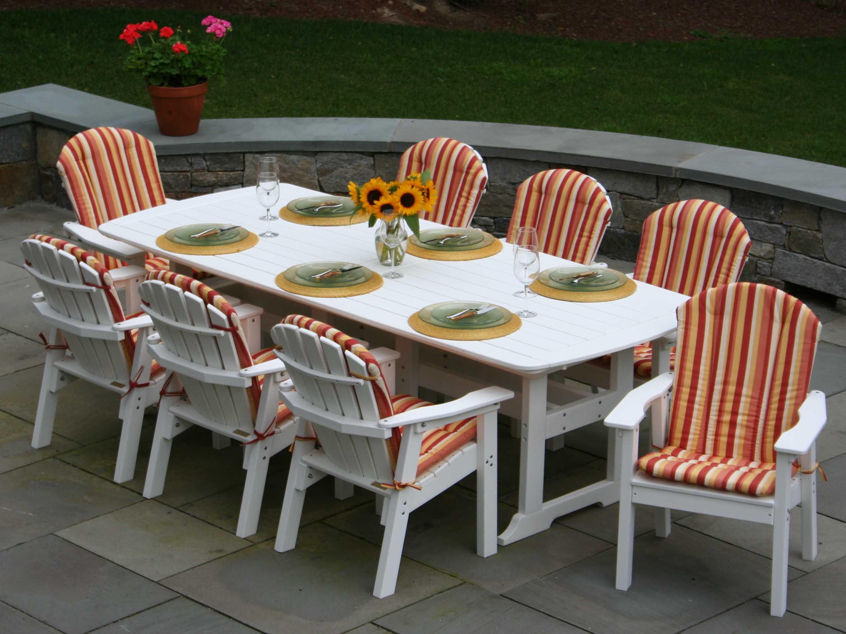 Seaside Casual Shellback Adirondack Recycled Plastic Patio Dining Arm Chair