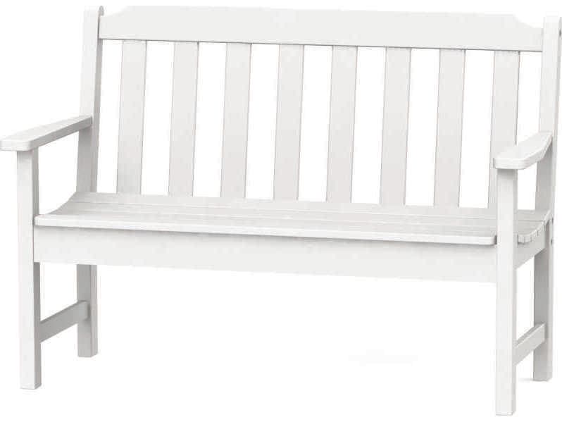 Seaside Casual Complementary Pieces Recycled Plastic Newport 4ft. Outdoor Bench