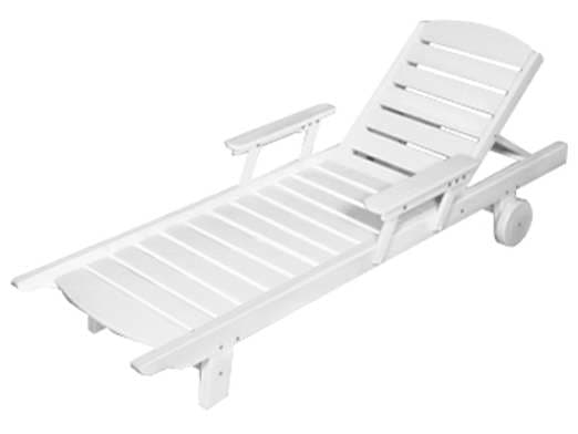 Seaside Casual Complementary Pieces Recycled Plastic Kingston Chaise Folding Arm Kit
