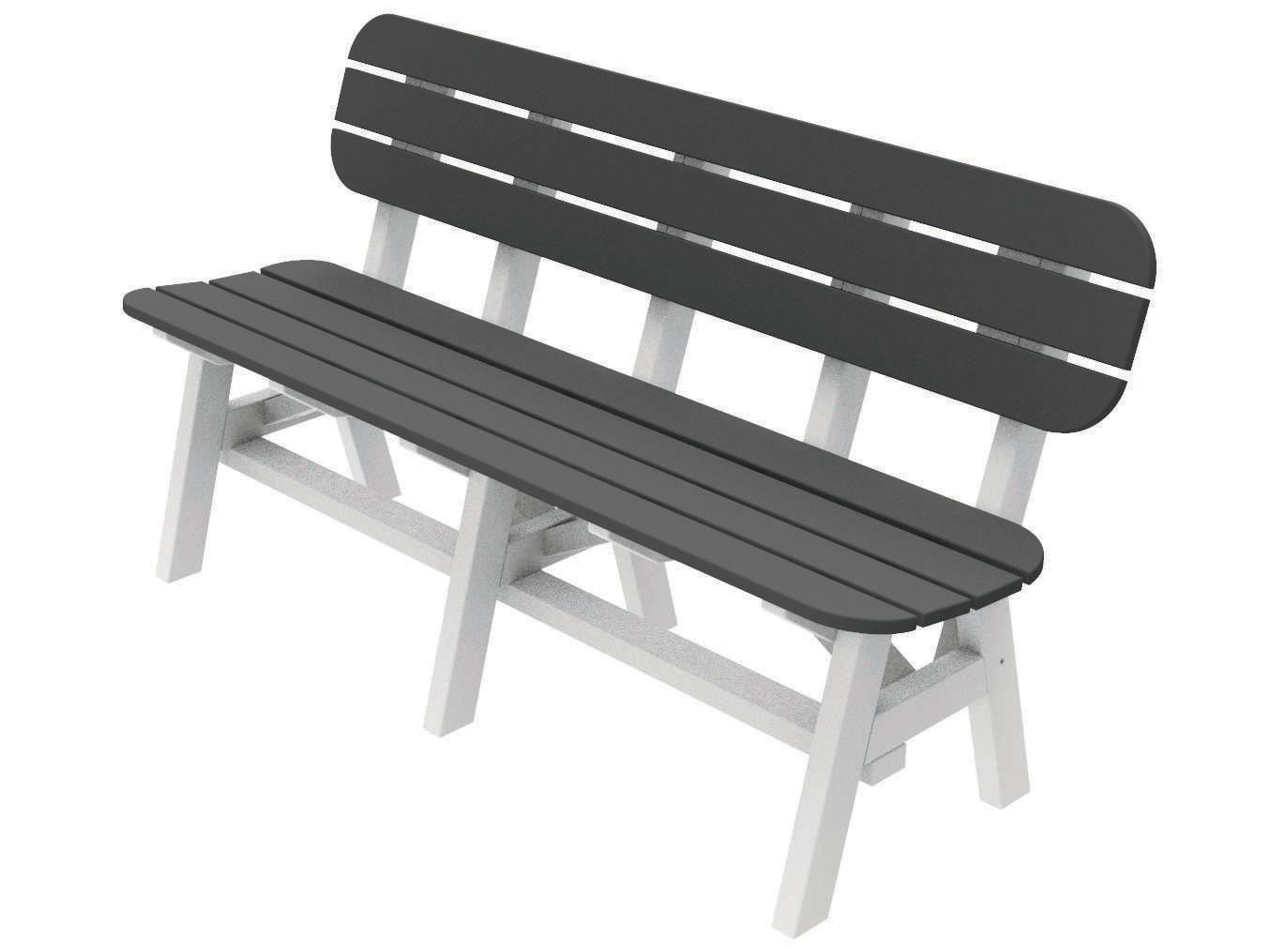Seaside Casual Portsmouth Recycled Plastic 5 ft. Outdoor Bench
