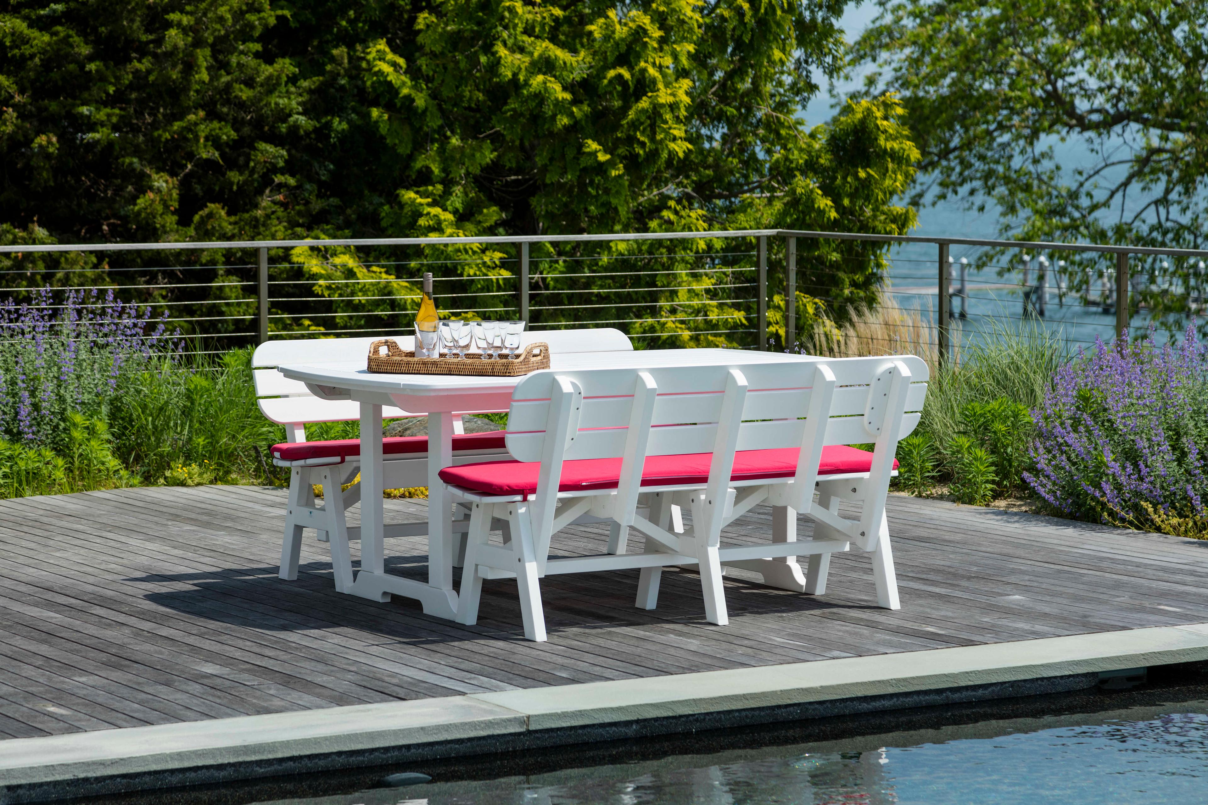 Seaside Casual Portsmouth Recycled Plastic 5 ft. Outdoor Bench