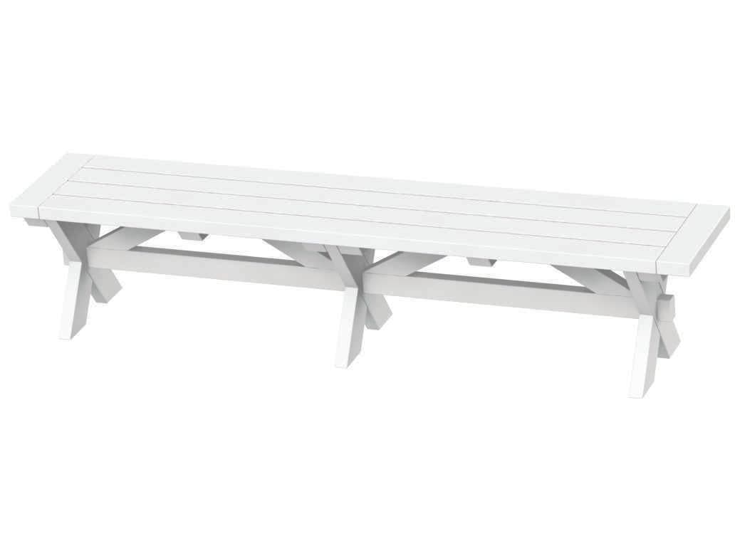 Seaside Casual Sonoma Recycled Plastic Patio Bench