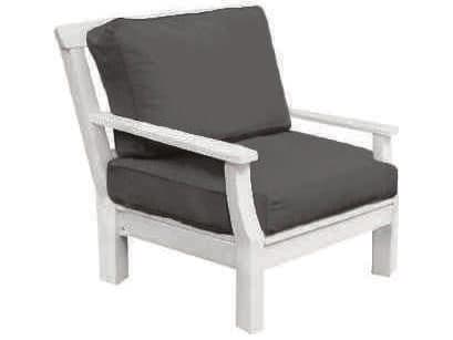Seaside Casual Nantucket Recycled Plastic Cushion Patio Lounge Chair