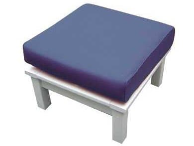 Seaside Casual Nantucket Recycled Plastic Cushion Outdoor Ottoman