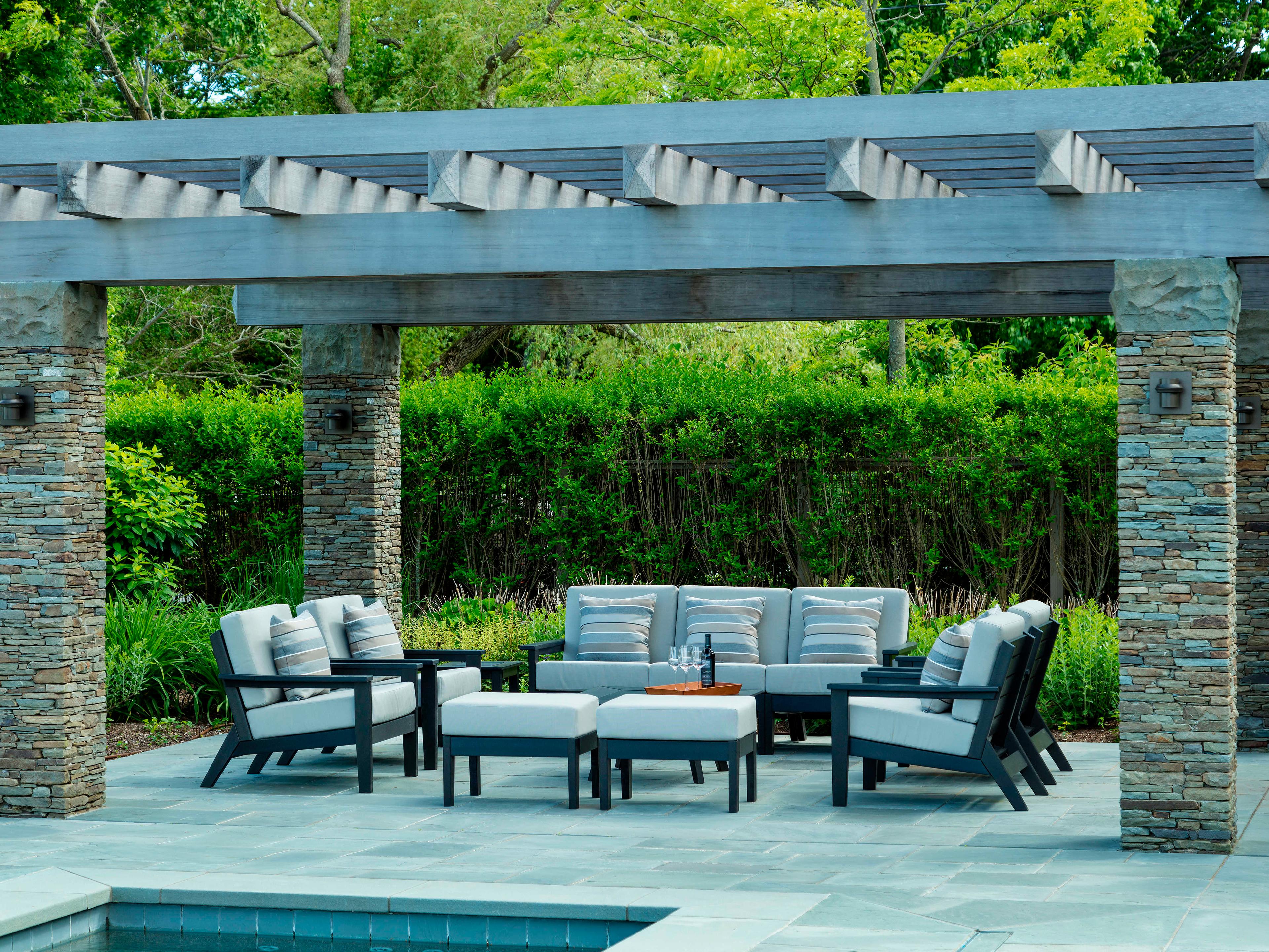 Seaside Casual Dex Recycled Plastic Modular Outdoor Lounge Chair